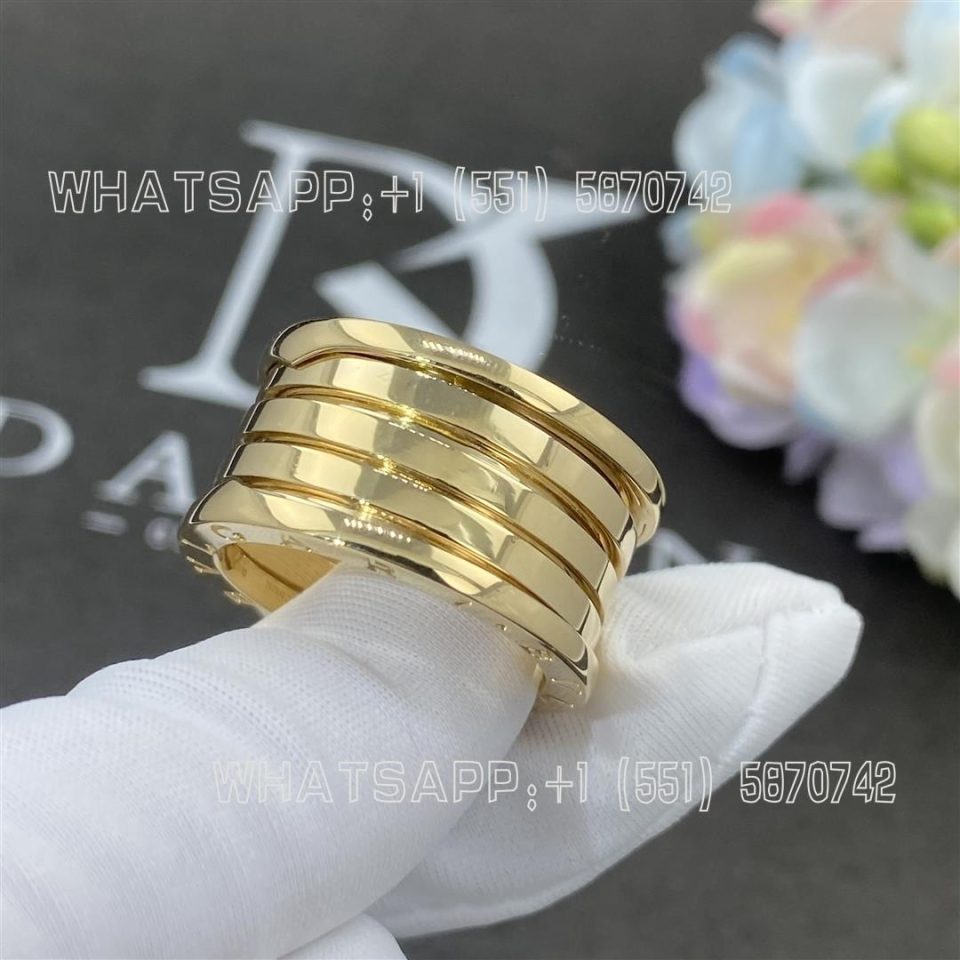 Custom Jewelry Bulgari 2020 New B.zero1 Anniversary 5-Band Ring in 18k Yellow Gold 356348