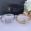Custom Jewelry Cartier Juste Un Clou Bracelet 18k Rose Gold and Pave Diamonds N6708417