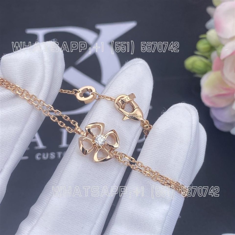 Custom Jewelry Bulgari Fiorever Bracelet 18K Rose Gold Bracelet 355326