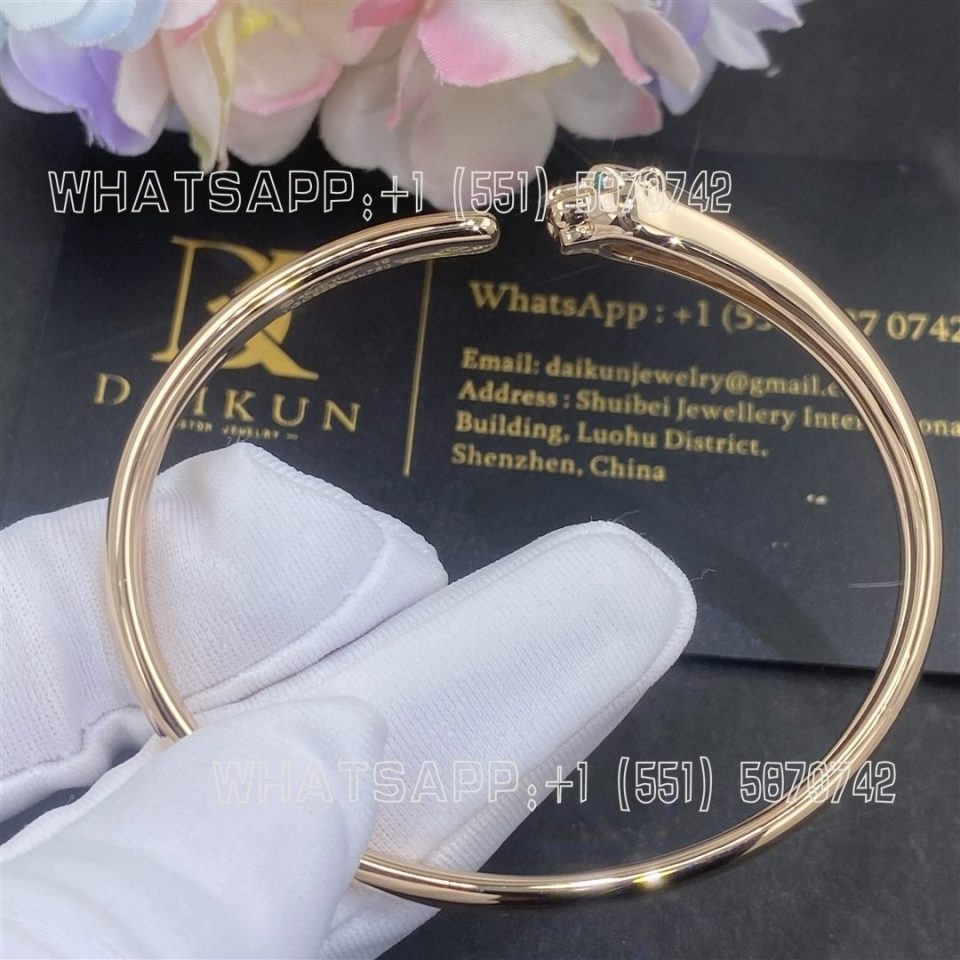 Custom Jewelry Cartier Panthère De Cartier Bracelet 18K Rose Gold B6067317