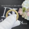 Custom Jewelry Van Cleef & Arpels Perlée pearls of gold ring, 18K yellow gold 3 rows VCARP0X800