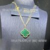 Custom Jewelry Van Cleef & Arpels Magic Alhambra long necklace, 1 motif 18K yellow gold, Malachite VCARO3MG00