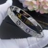 Custom Jewelry Cartier Love De Love Bracelet 18K White Gold N6033602