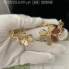 Custom Jewelry Van Cleef & Arpels Frivole bracelet, 7 flowers, medium model 18K yellow gold VCARP6L200