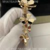 Custom Jewelry Van Cleef & Arpels Frivole bracelet, 7 flowers, medium model 18K yellow gold VCARP6L200