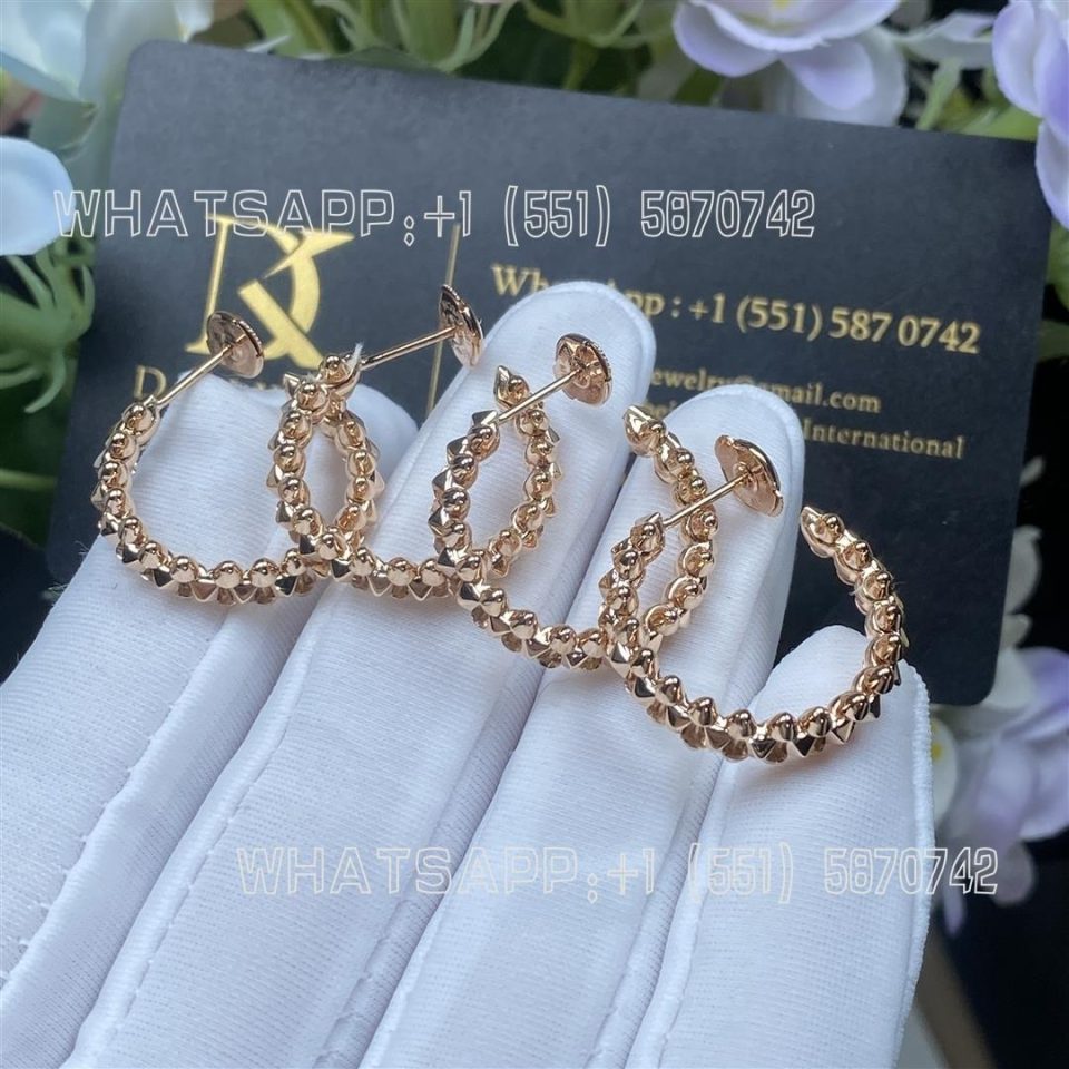 Custom Jewelry Cartier Clash De Cartier Earrings Rose Gold – B8301415