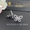 Custom Jewelry Graff Butterfly Silhouette Diamond Stud Earrings RGE879