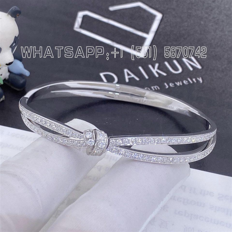 Chaumet Liens Séduction white gold bracelet fully-set with diamonds 083223