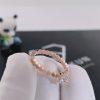 Custom Jewelry Chaumet Paris Bee My Love Solitaire Rose Gold Diamond Ring J4NG00