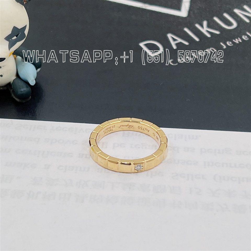 Chopard 18K Yellow Gold Ice Cube Diamond Ring @829834-5069