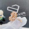 Custom Jewelry Bulgari Fiorever 18k Rose Gold Ring 355869