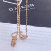 Custom Jewelry Cartier Heart Necklace Rose Gold Diamonds B3040400