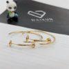 Custom Jewelry Cartier Juste Un Clou Earrings Yellow Gold Diamonds B8301225