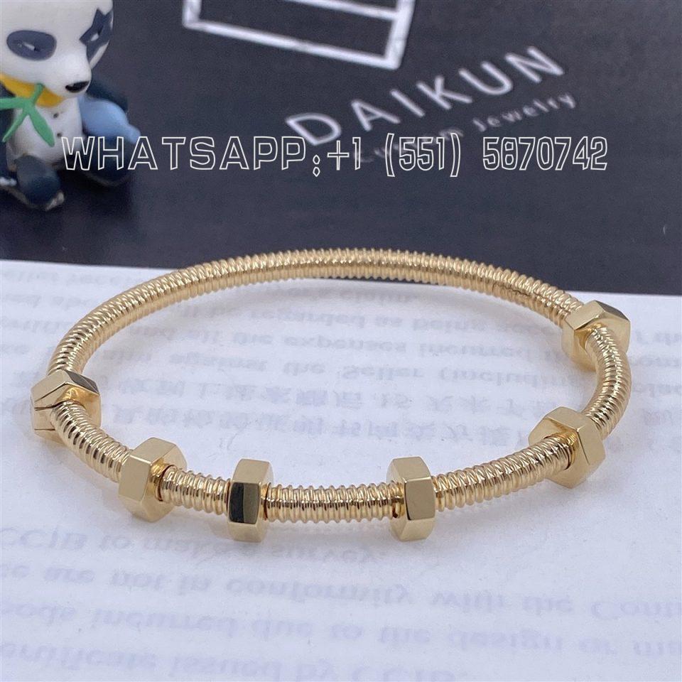 Custom Ecrou De Cartier Bracelet Yellow Gold B6063817