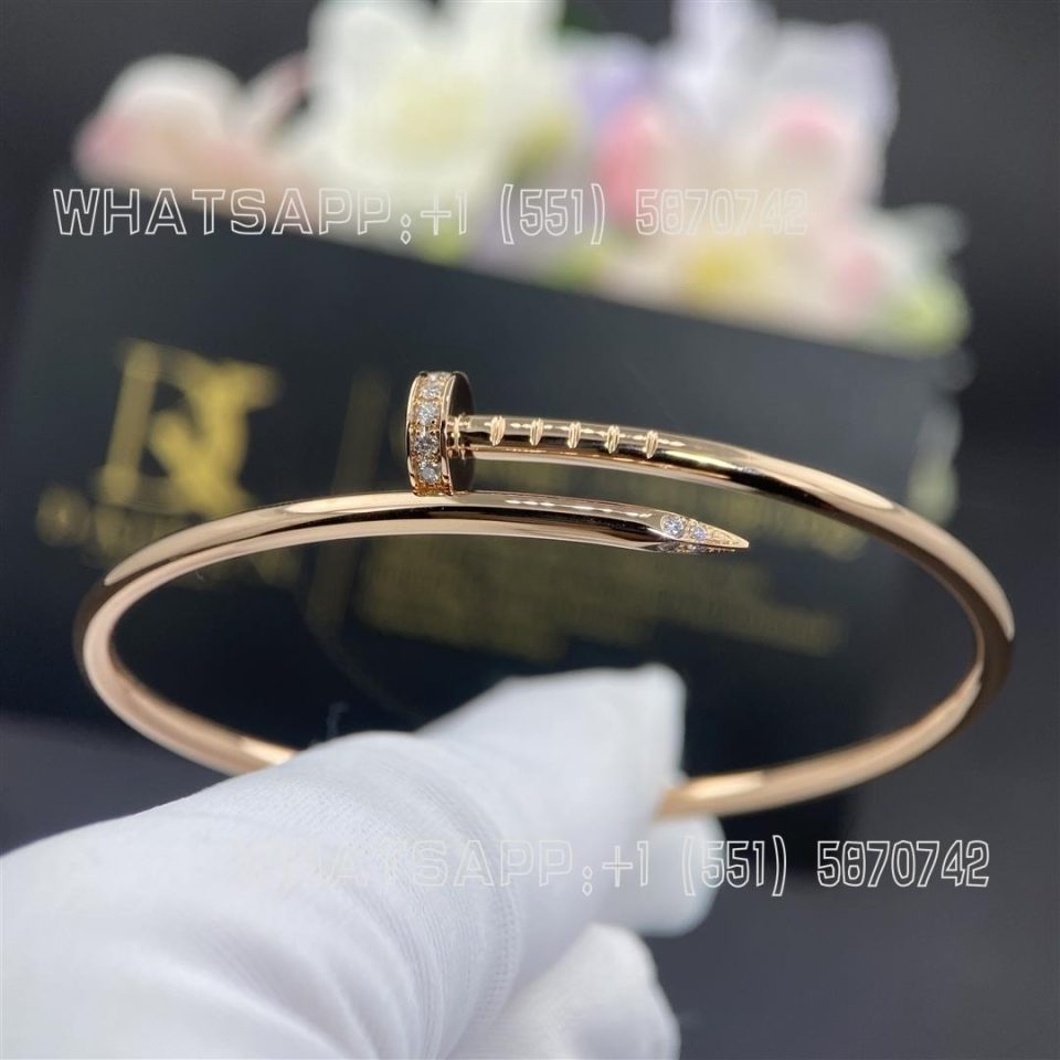 Custom Jewelry Cartier Juste Un Clou Bracelet Small Model Rose Gold B6065817