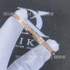 Custom Jewelry Cartier Love Bracelet Small Model Paved Rose Gold and Diamonds N6710717