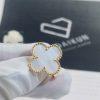Custom Jewelry Van Cleef & Arpels Magic Alhambra Ring Yellow Gold Mother-of-pearl VCARF78900