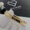Custom Jewelry Van Cleef & Arpels Perlée Signature Bracelet Medium Model Yellow Gold VCARP3K600
