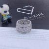 Custom Jewelry Van Cleef & Arpels Snowflake Platinum Ring VCARO3RM00