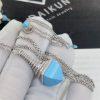 Custom Jewelry Marli Cleo Rev Diamond Pendant Turquoise CLEO-N29