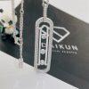 Custom Jewelry Messika White Gold Diamond Necklace Move 10th Anniversary 7228-WG
