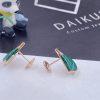 Custom Jewelry Bulgari Divas’ Dream 18k Rose Gold And Diamond Malachite Earrings 355794