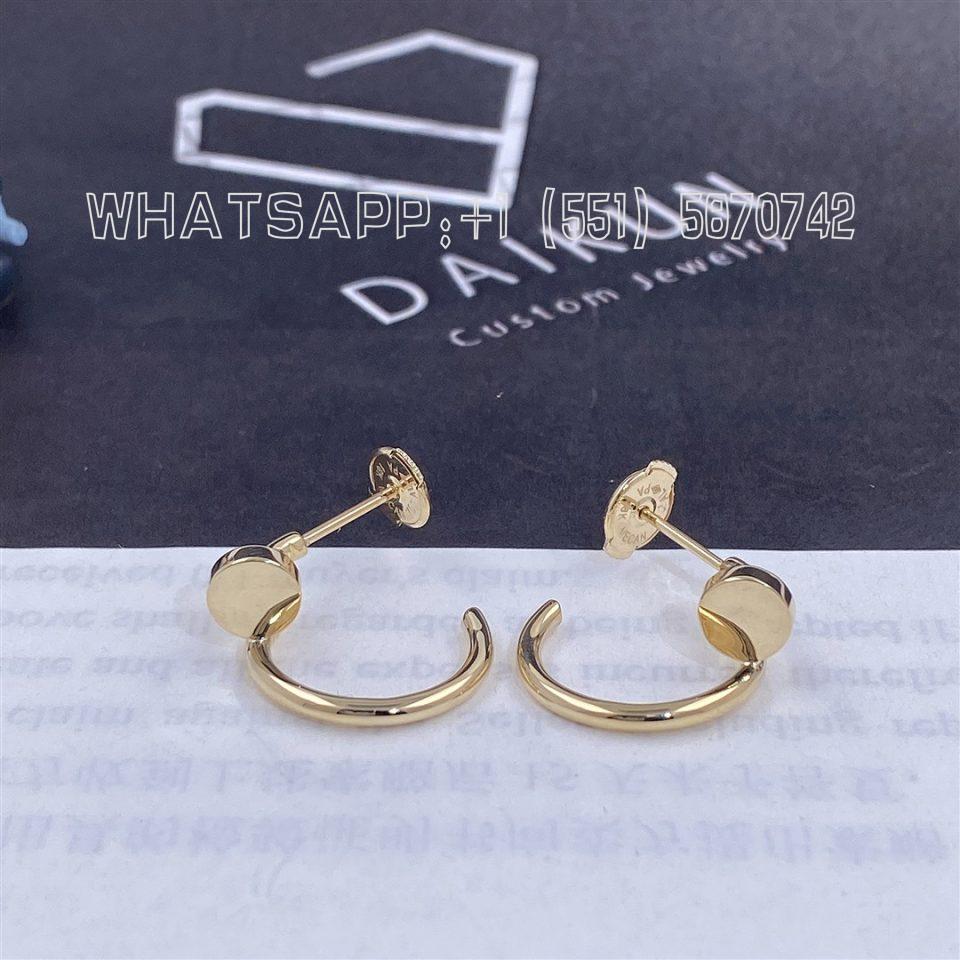 Custom Cartier Juste un Clou Earrings Yellow Gold B8301235
