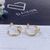Custom Jewelry Cartier Juste un Clou Earrings Yellow Gold B8301235