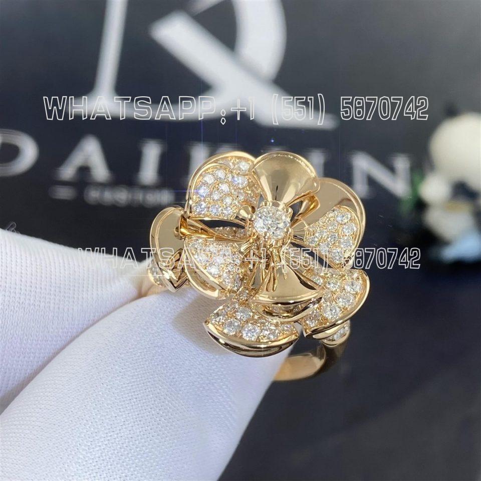 Custom Jewelry Bulgari Divas Dream Ring Rose gold with diamonds AN856354