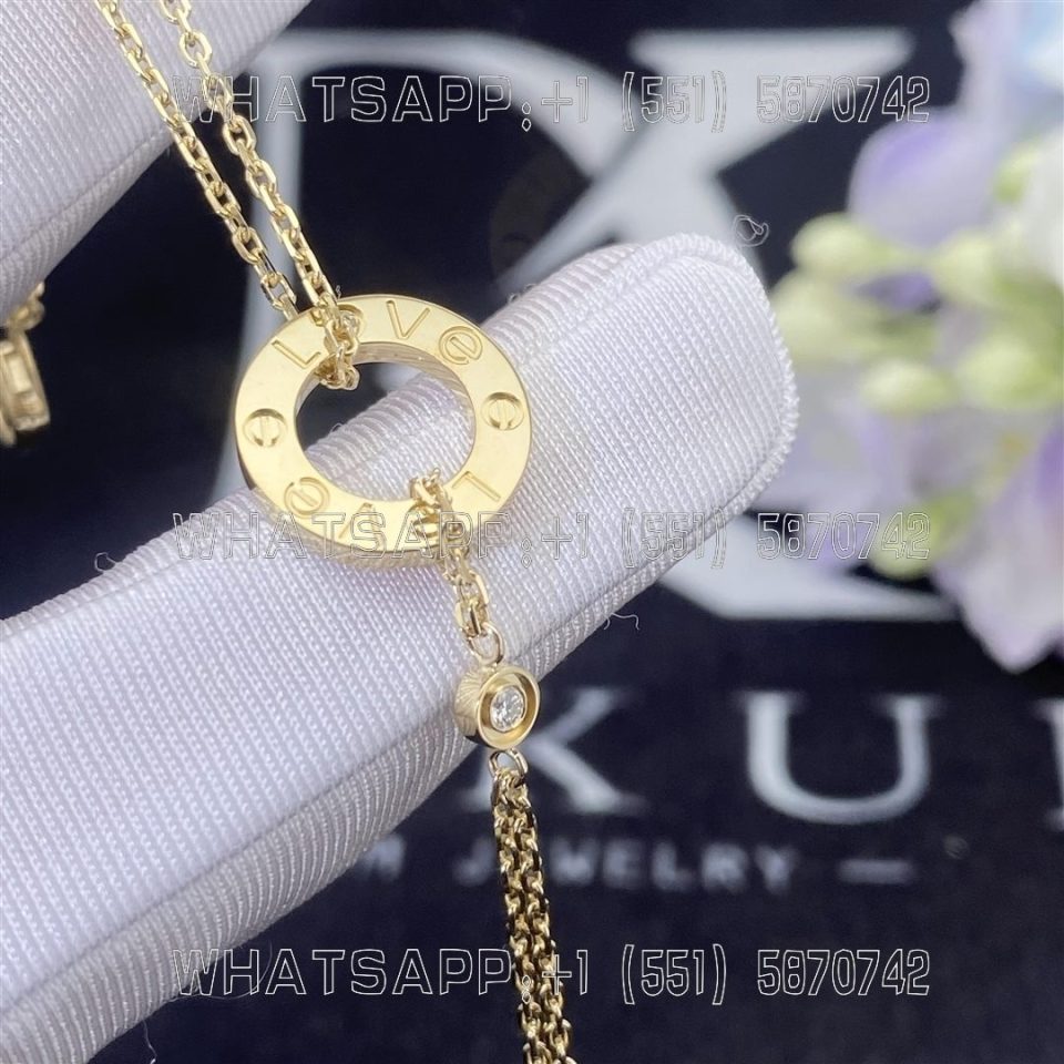 Custom Jewelry Cartier Love Bracelet Yellow Gold, Diamonds B6038300