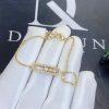 Custom Jewelry Messika Yellow Gold Diamond Bracelet Baby Move pavé 4325 -YG