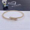 Custom Jewelry Marli Cleo Diamond Slim Slip-On Bracelet In Rose Gold White Chalcedony CLEO-B1