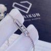 Custom Jewelry Messika White Gold Diamond Bracelet Baby Move
