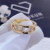 Custom Jewelry Messika Yellow Gold Diamond Ring Move Classic