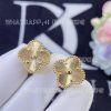 Custom Jewelry Van Cleef & Arpels Vintage Alhambra Yellow Gold Earrings VCARP3JL00