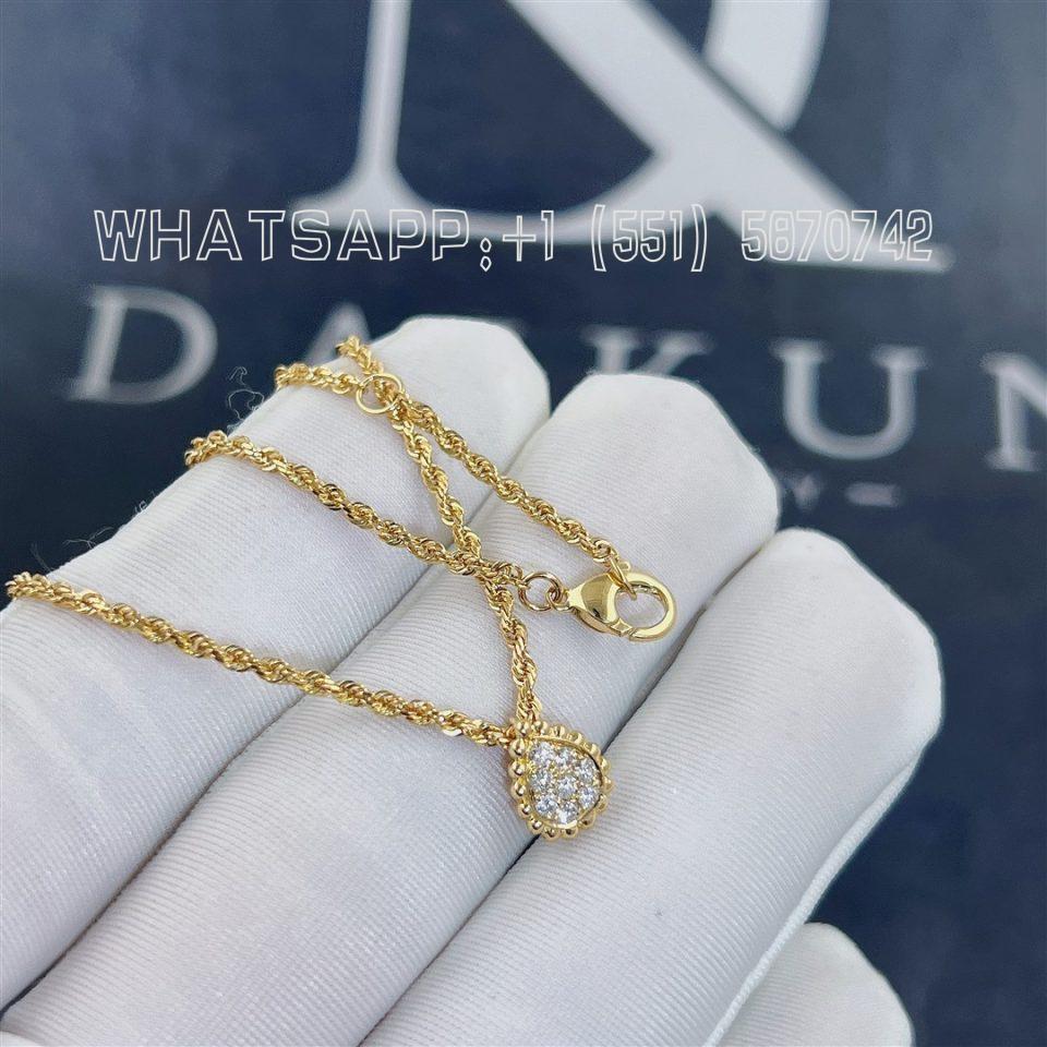 Custom Jewelry Boucheron Serpent Bohème Pendant Yellow Gold XS Motif JPN00611