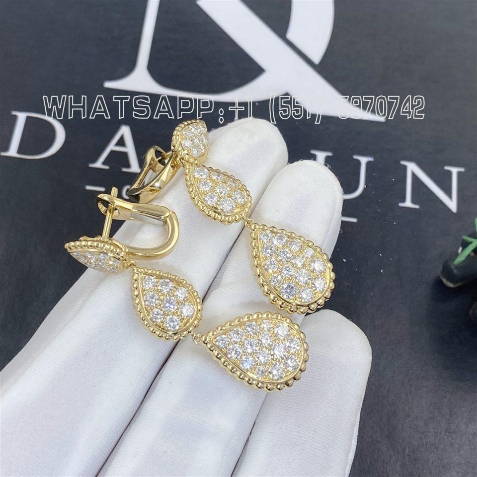 Custom Jewelry Boucheron Serpent Bohème Pendant Earrings Yellow Gold XS, S and M Motifs JCO01543