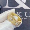 Custom Jewelry Buccellati Diamond 18 Karat Gold Wedding Band Ring