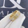 Custom Jewelry Buccellati Diamond 18 Karat Gold Wedding Band Ring