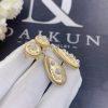 Custom Jewelry Buccellati Macri Pendant Earrings in Yellow Gold with Yellow Gold Bezels Set with Diamonds