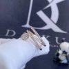 Custom Jewelry Cartier Juste Un Clou Ring Rose Gold Diamonds B4210900