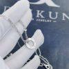 Custom Jewelry Cartier Love Necklace 2 Diamonds White Gold B7219400