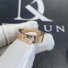 Custom Jewelry Cartier Love Ring 3 Diamonds Rose Gold Diamonds B4087500