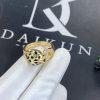 Custom Jewelry Cartier PanthÈre De Cartier Ring Yellow Gold, Lacquer, Diamonds, Tsavorite Garnet B4096700