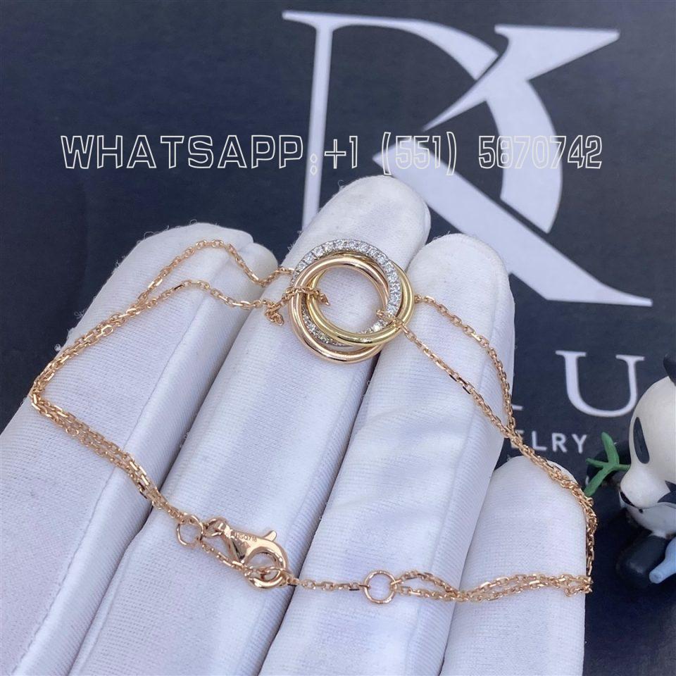 Custom Jewelry Cartier Trinity Bracelet B6059017