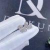 Custom Jewelry Chaumet Paris Bee My Love Earrings White Gold Diamonds 083984
