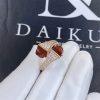 Custom Jewelry Marli Cleo Diamond Ring In Rose Gold Red Coral CLEO-R5