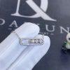 Custom Jewelry Messika White Gold Diamond Necklace Baby Move pavé 4322