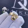 Custom Jewelry Tiffany 18k Yellow Gold HardWear Dangle Ball Band Ring