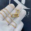 Custom Jewelry Tiffany HardWear Double Link Pendant 18K Yellow Gold 63364223